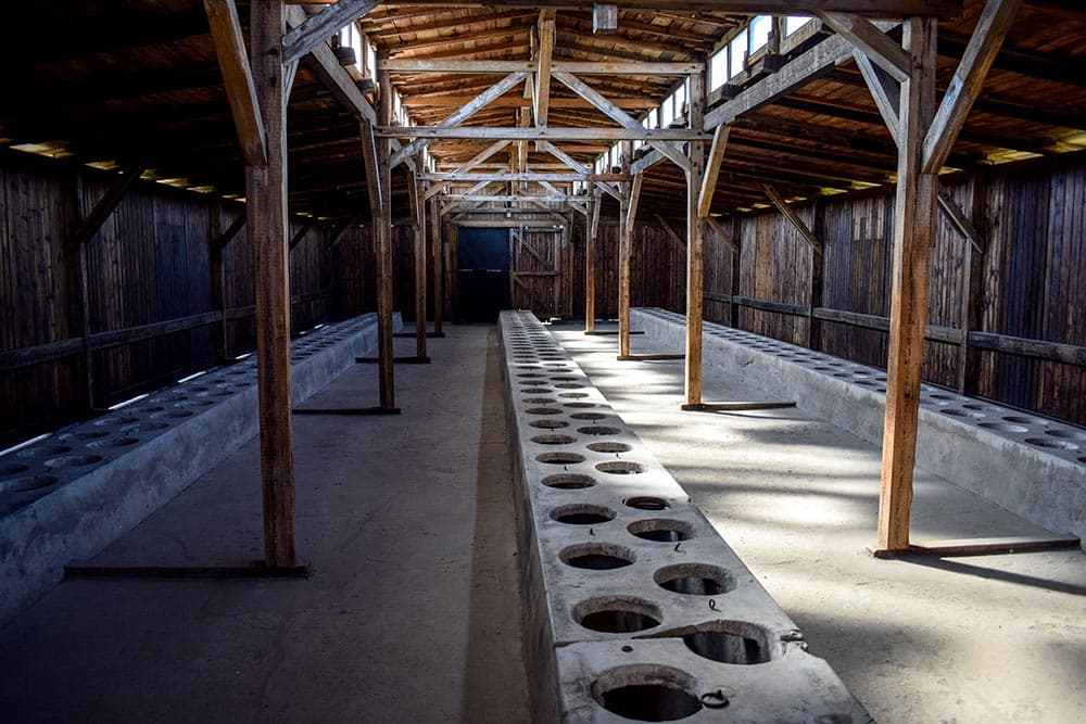 Cracovie Auschwitz Sanitaires