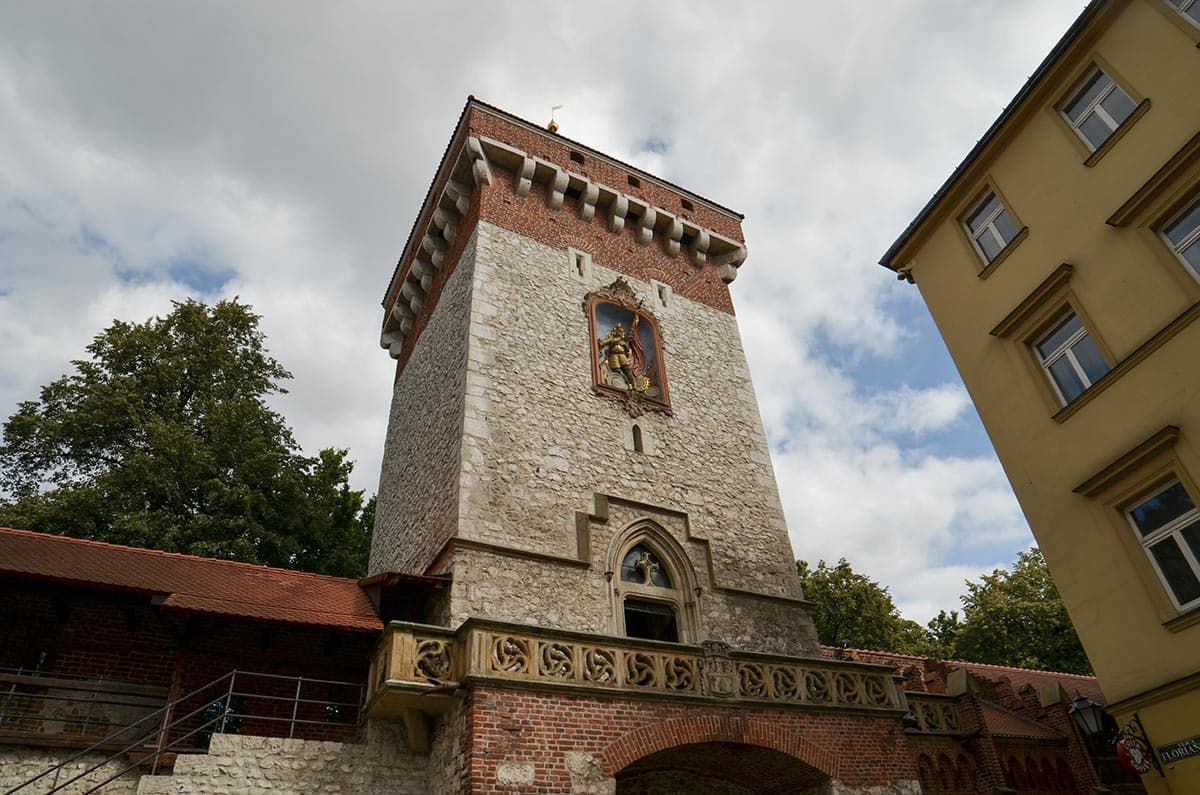Intérieur de la porte Florian