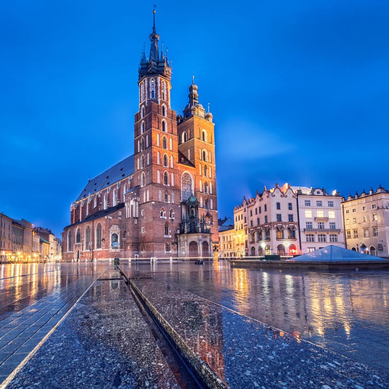Basilique Sainte-Marie à Cracovie