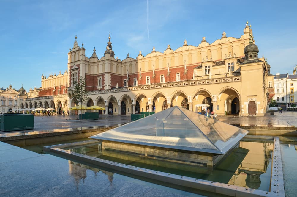 Place marché Cracovie